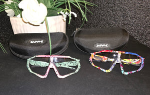 Kapvoe BUY 1 GET 1 FREE Sport Cycling Sunglasses Shades with Cases DISPLAY