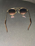 Ray-Ban Unisex Sunglasses RB3647N Round Gold Frame Copper Lenses 51mm DISPLAY