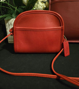 Coach Vintage Legacy 9017 Abby USA Red Crossbody Shoulderbag
