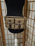 Coach Vintage Italian Bon Voyage Signature Belt Bag Fanny Pack Waist Bag