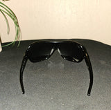 Oakley Underspin Blk/Blk Sunglasses with Oakley Logo Zip Case and Storage Bag