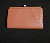 Dooney Bourke Vintage AWL Kisslock Ckbk Wallet Organizer Clutch  MINT