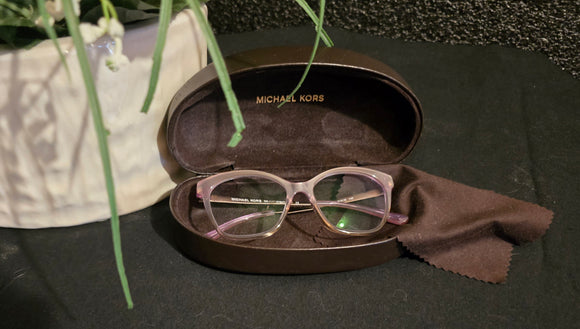 Michael Kors Eyeglasses Frames MK 4057 Anguilla 3506 Gold Pink DISPLAY