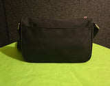 Calvin Klein Black Nylon Crossbody Shoulderbag Satchel with BONUS Wallet