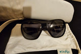 Oakley Underspin Blk/Blk Sunglasses with Oakley Logo Zip Case and Storage Bag