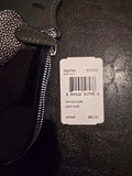 Coach 65754 Special Edition Fox Black, Silver and Grey Leather Suede Coin Case Wristlet Collectible