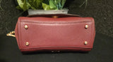 Coach 45314 Leather Suede Oxblood Crossbody Clutch with BONUS ID Holder NEW