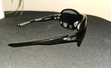Oakley Underspin Blk/Blk Sunglasses with Oakley Logo Zip Case and Storage Bag