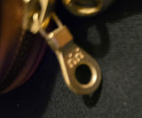 Dooney Bourke Vintage AWL Nubuck British Tan Wristlet Coin Purse BNWOT FLAWLESS