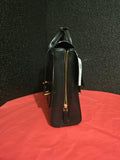 BCBGMAXARIA Paris Black Leather Satchel Attache Shoulderbag with Wallet