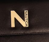 Nautica Money Manager Clutch Organizer Wallet w/RFID Blocking Protection Navy